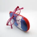 lunette de vue enfant pour fille signé froen rouge avec etui