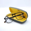 lunette de vue homme grand format vintage acétate avec etui