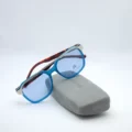 lunette de vue unisex avec clips solaire tendance bleu marque Aristoi avec etui