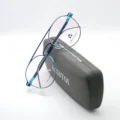 lunette de vue unisex bleu turquoi titan avec etui